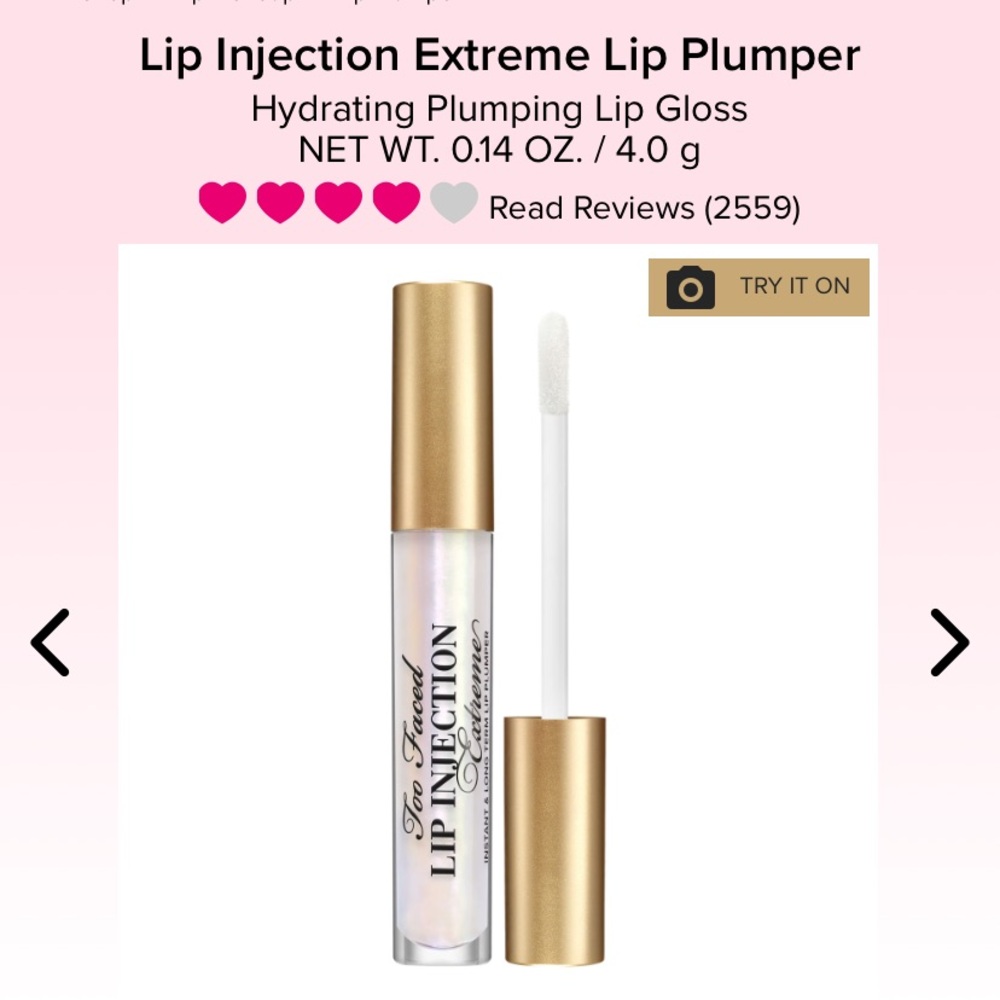 Too Faced Lip Injection Extreme Lip Gloss